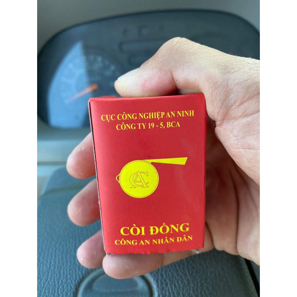 Còi đồng hạt xốp, thổi kêu to và đanh, không bị mỏi miệng, dành cho lực lượng chỉ huy giao thông, trọng tài, bảo vệ