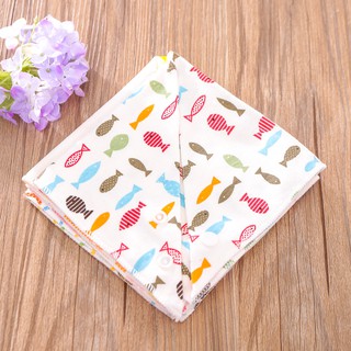 Combo 2 khăn yếm tam giác cotton mềm mịn cho bé