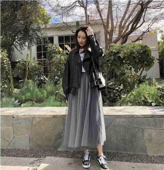 Áo khoác Biker Jacket da lộn