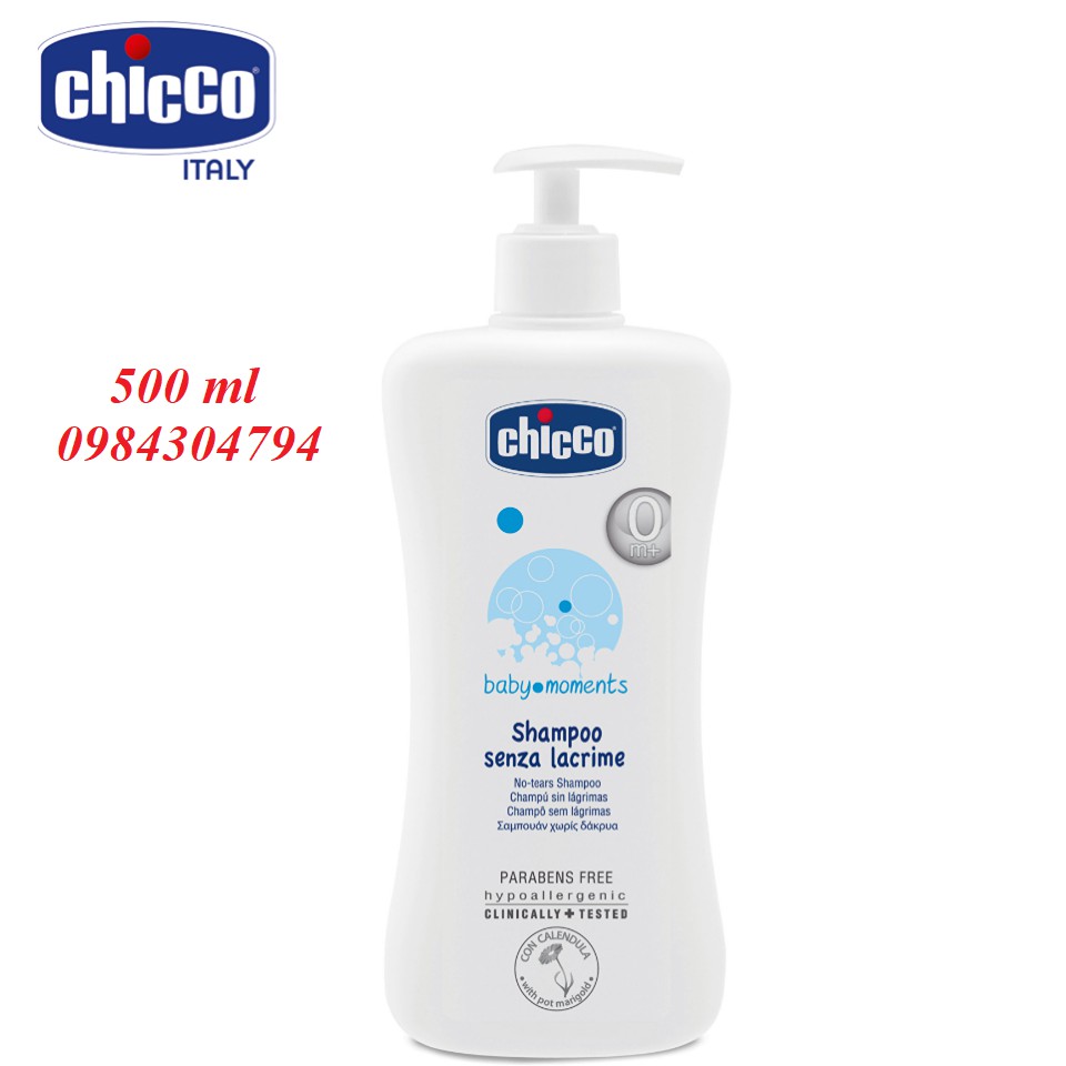 [Chính Hãng] Dầu gội chiết xuất Hoa cúc 0M+ Chicco 200ml/ 500ml