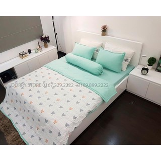 Siêu Phẩm sét chăn+ga gối đũi hè