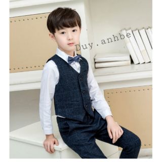 Bộ vest dạ cho bé trai