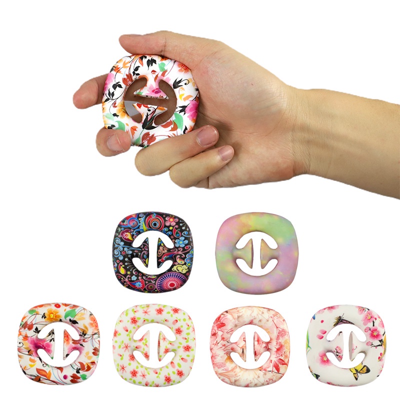 Đồ Chơi Cầm Tay Bằng Silicone Nhiều Màu Giúp Giảm Căng Thẳng Cho Người Lớn Và Trẻ Em