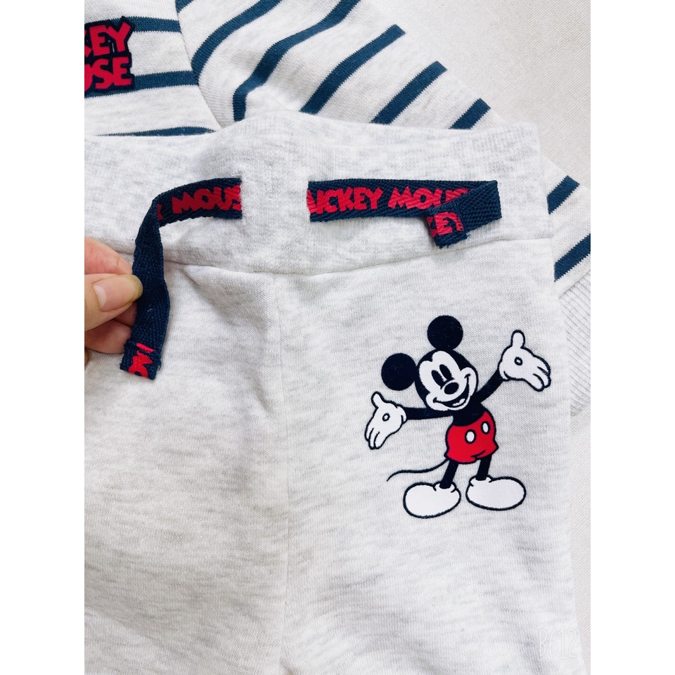 Bộ nỉ Mickey Primark xuất xịn size 3m-36m