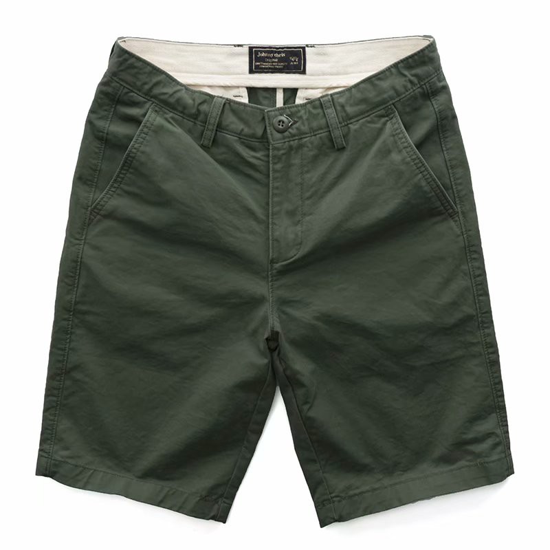 Quần Short Kaki Ống Rộng Có 5 Ngăn Đựng Thẻ Thời Trang Mùa Hè Cho Nam