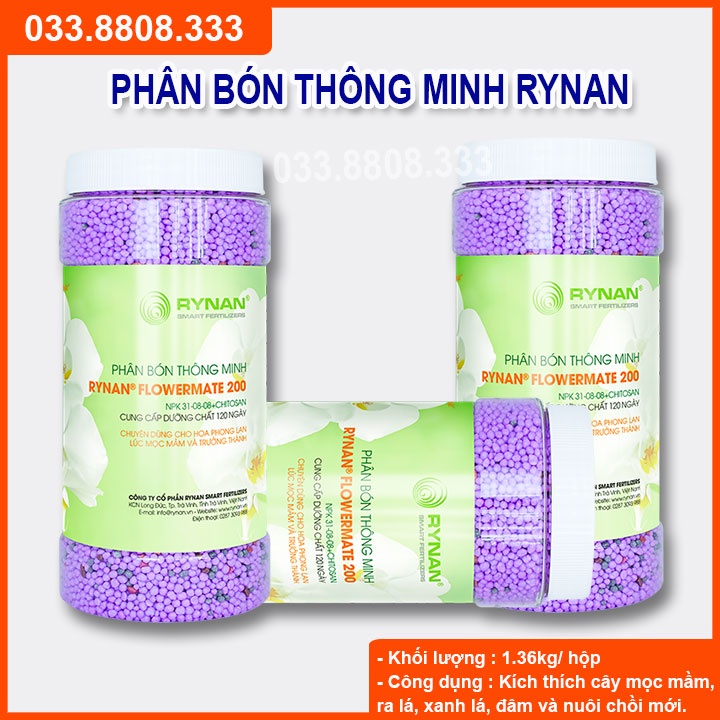Phân Thông Minh 31-8-8 (Lọ 1.36 kg ) chuyên dùng kích thích cây nảy mầm, dâm chồi cho hoa lan cây cảnh