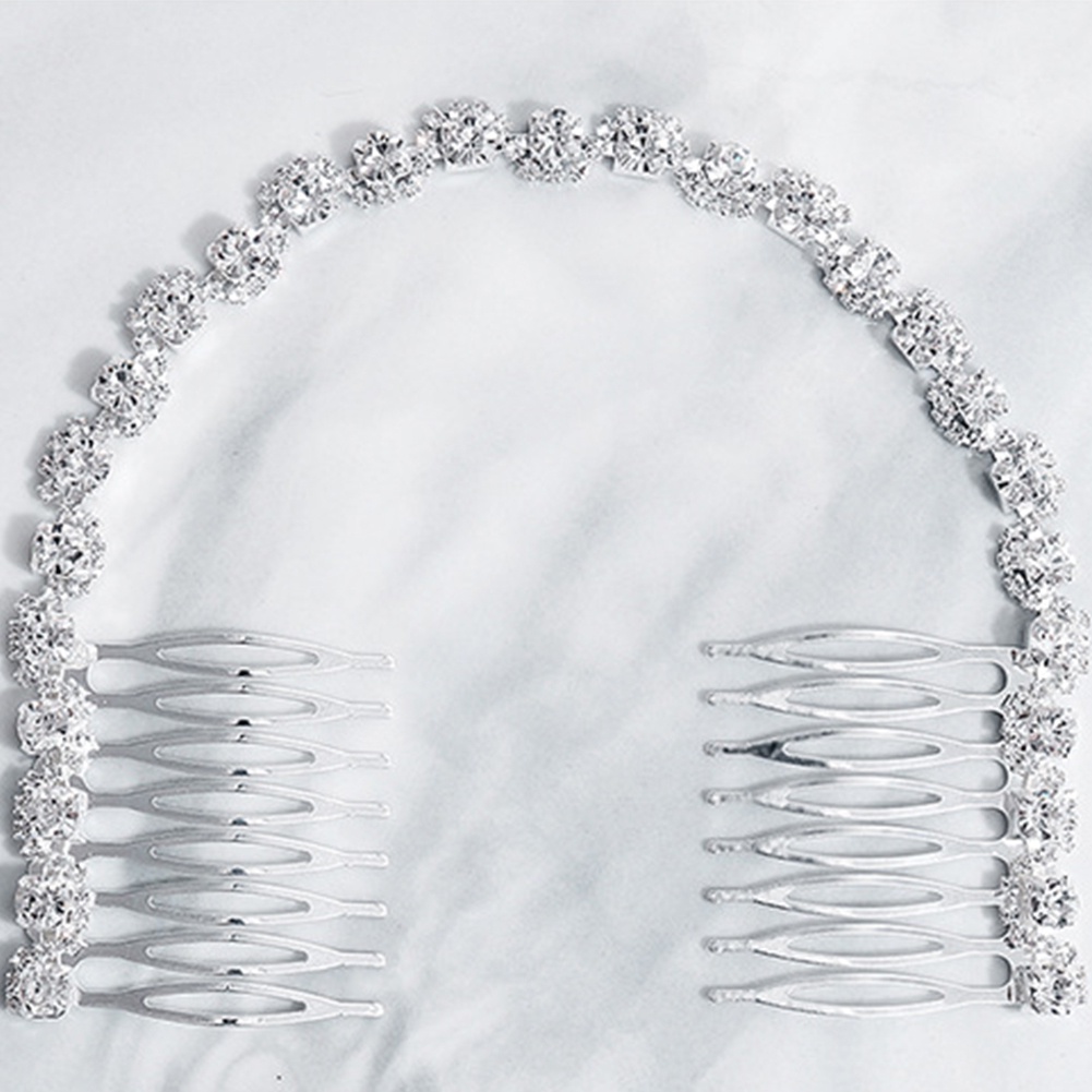 Lược Cài Tóc Cô Dâu Đính Đá Sang Trọng