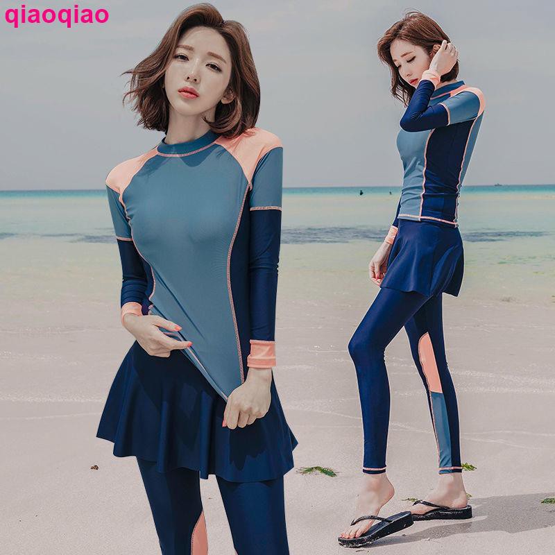 Bộ Đồ Bơi Liền Thân Dài Tay Ôm Dáng Mẫu 2021 Thời Trang Dành Cho Nữ | BigBuy360 - bigbuy360.vn