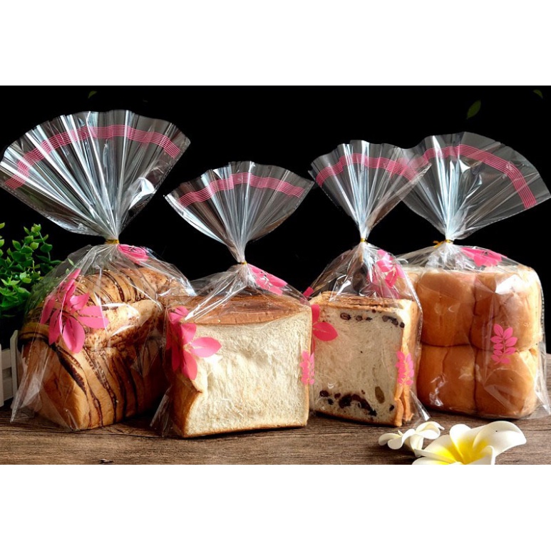 Túi đựng bánh mì, bánh quy, panettone kèm dây kẽm