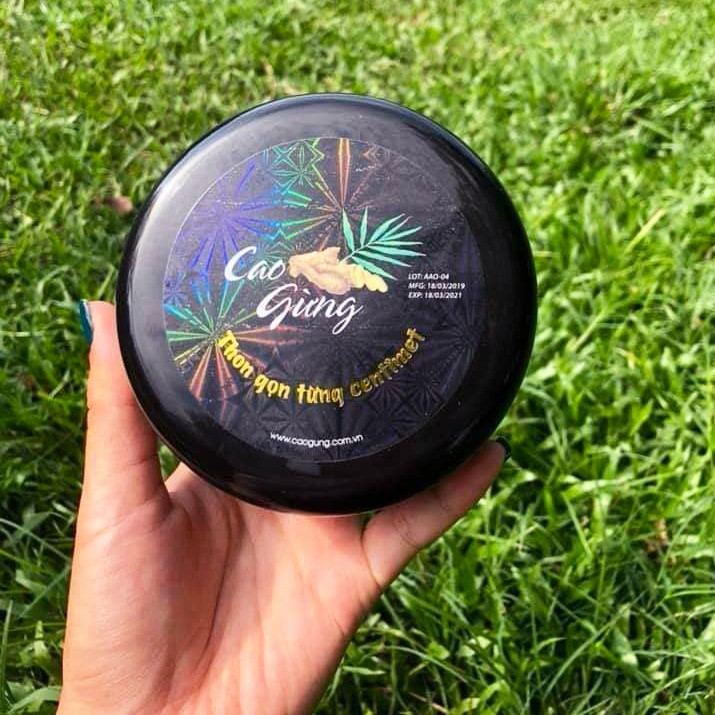 Cao gừng tan mỡ Thiên Nhiên Việt 200gr tặng Sữa tắm là gừng và Gen nịt bụng