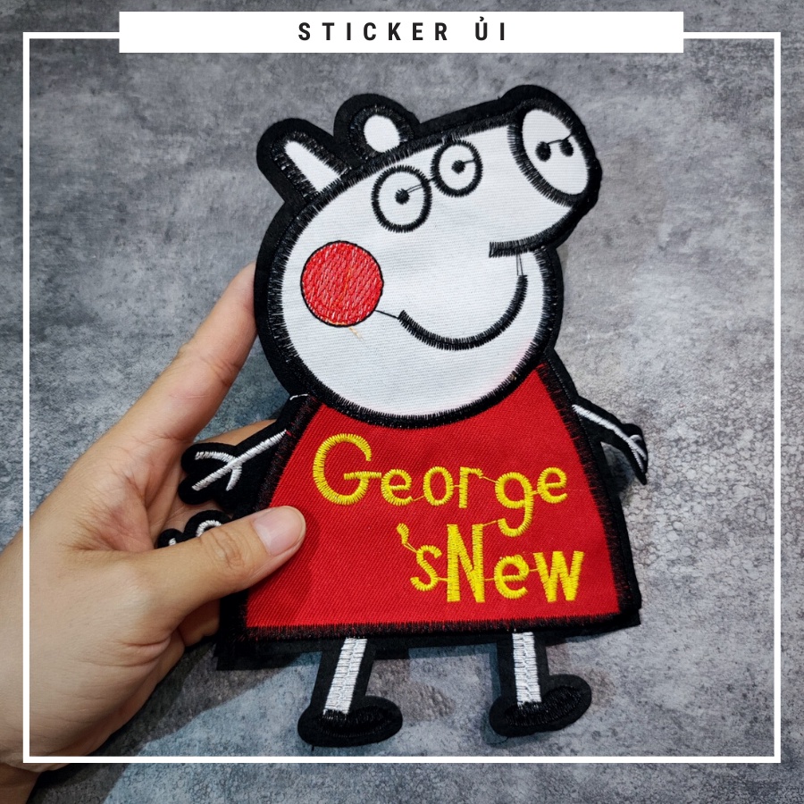 Sticker ủi áo Cao cấp - CÓ SẴN KEO ỦI - sticker vải dùng làm miếng vá áo, phụ kiện trang trí quần áo, balo, giày, nón