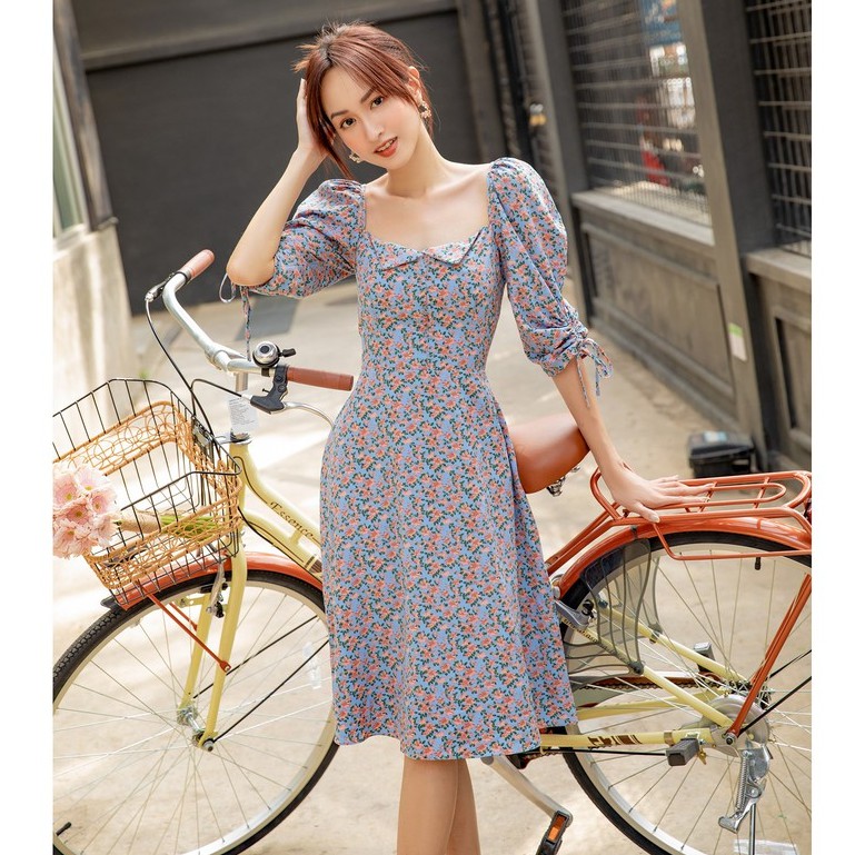 OLV - Đầm Lucia Square Neck Dress