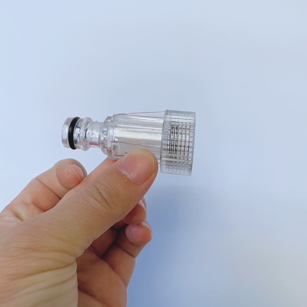 Cút Nối Máy Rửa Xe,Cút Trắng nhựa cao cấp ,ren vặn chắc chắn