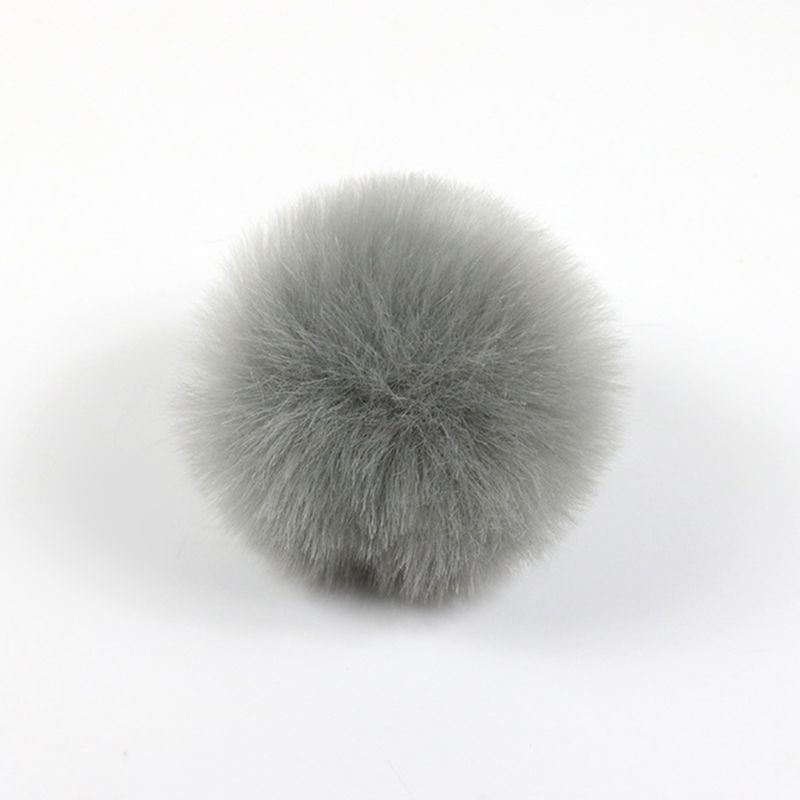 Bộ 2 Dây Pompom 8cm 14 Màu Cầu Vồng Co Giãn