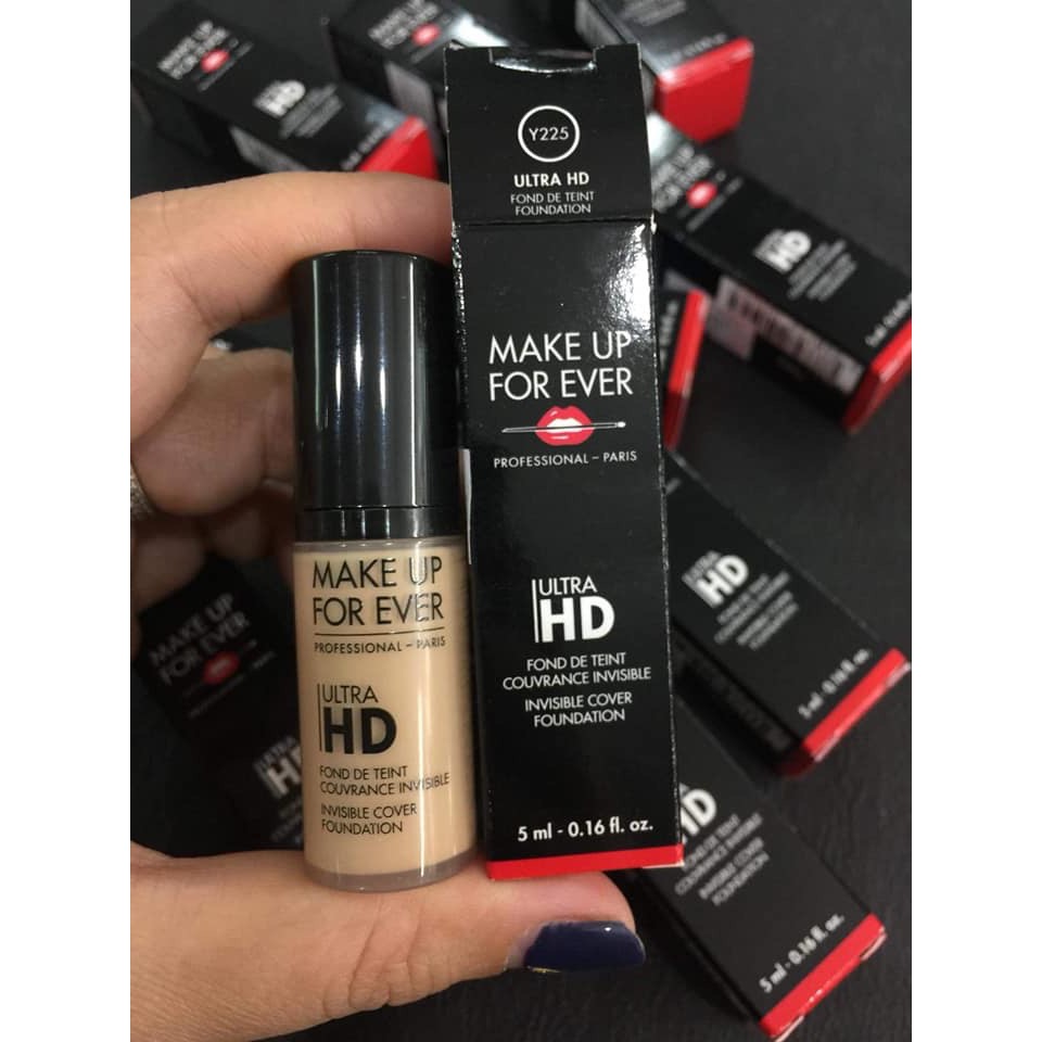‼️Make Up For Ever Kem Nền Ultra HD Invisible Cover Foundation 5ml #Y225
