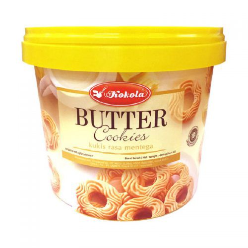 Bánh Quy Bơ Kokola Butter Cookies 400gr/xô