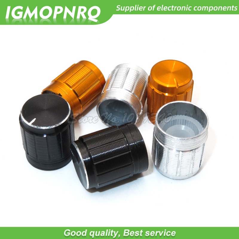 Set 10 Nút Vặn Chiết Áp 13 * 17mm 15 * 17mm 13 * 17 15 * 17 Bằng Hợp Kim Nhôm