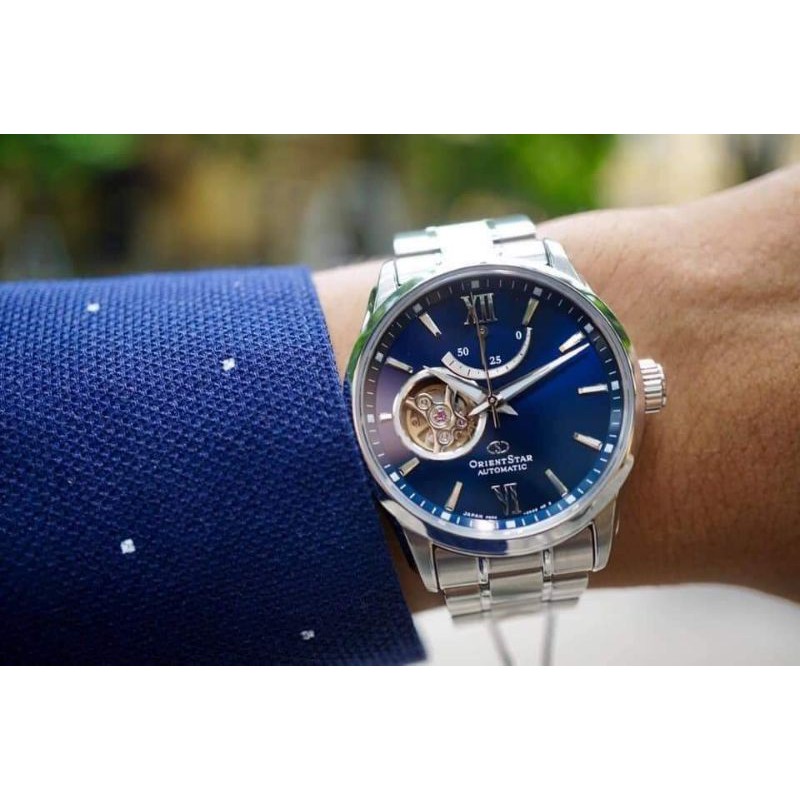 Đồng hồ nam chính hãng Orient Star RE-AT0001L00B - Máy Automatic - Kính sapphire giả rẻ