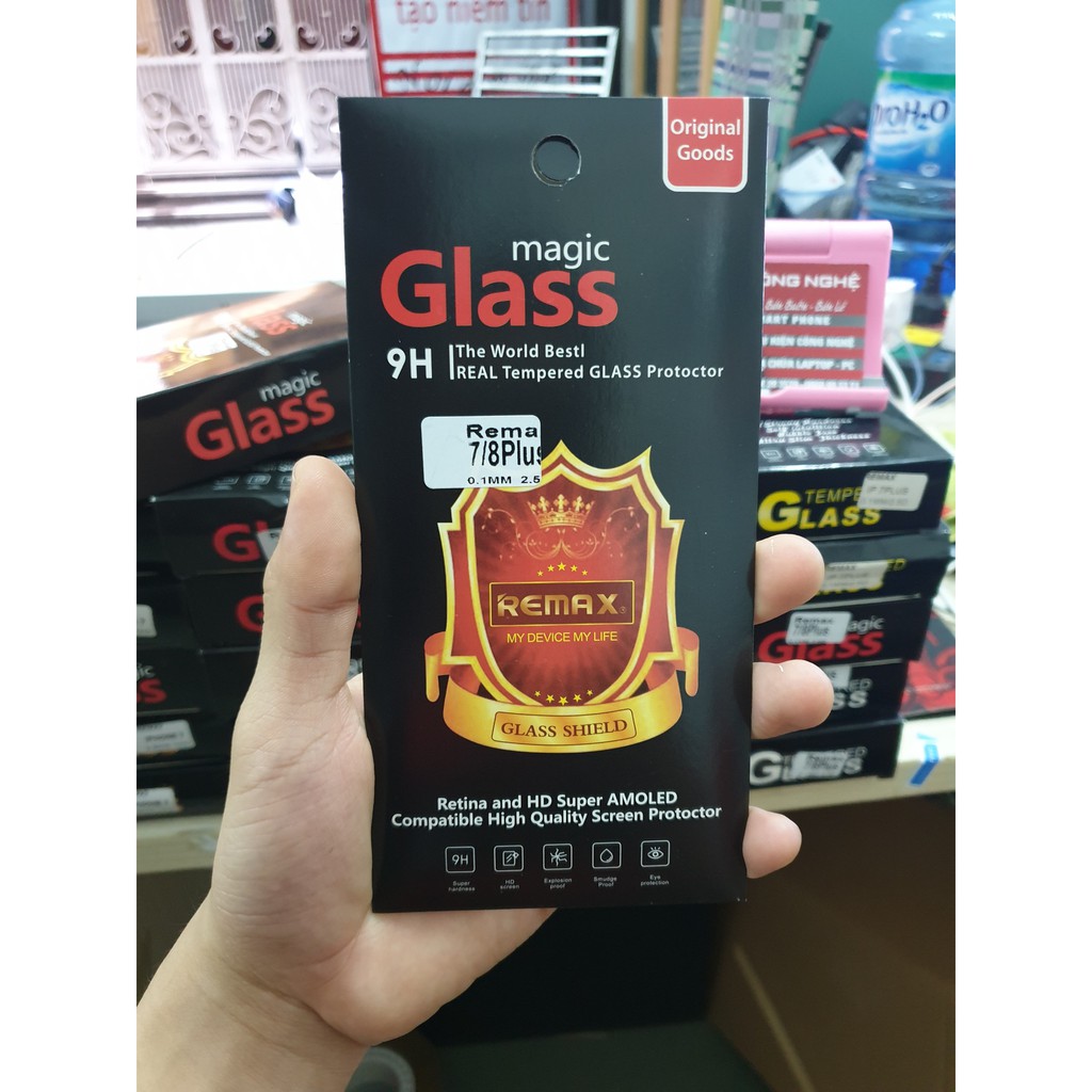 CƯỜNG LỰC CHÍNH HÃNG REMAX SIÊU MƯỢT cho ip6 7 8 Plus X XS XR 11 12 Pro Promax