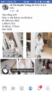 (Order) Váy trắng tiểu thư xinh xắn