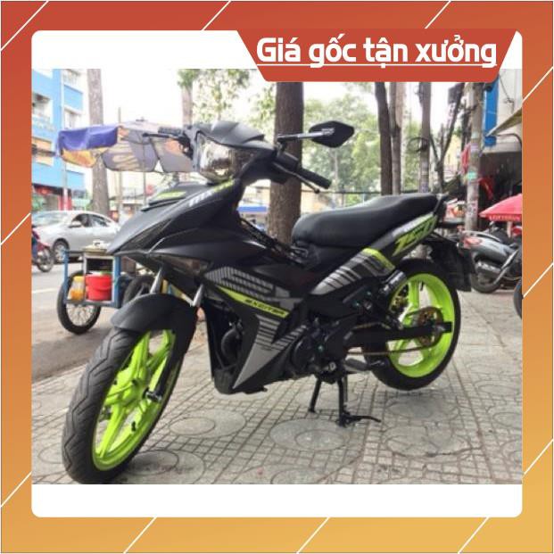 Tem rời ex 150 đen xanh