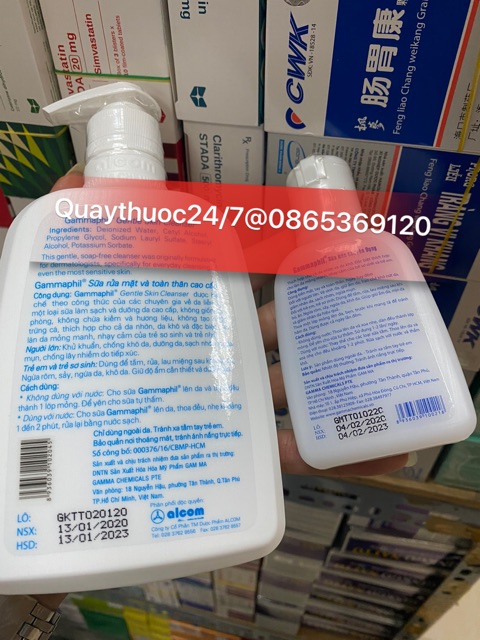 SỮA RỬA MẶT GAMAPHIL AN TOÀN CHO MỌI LOẠI DA