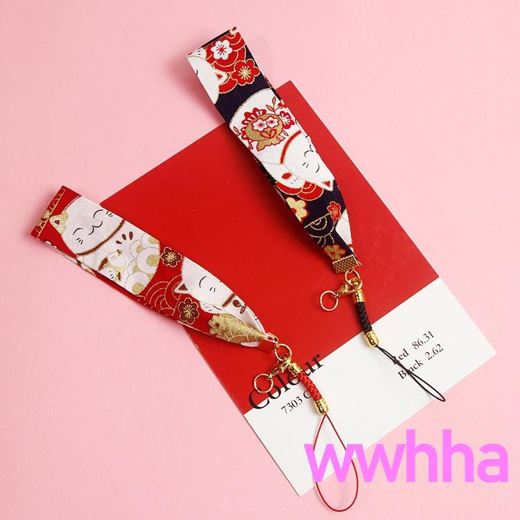 Móc Khóa Hình Mèo May Mắn Trang Trí Năm Mới