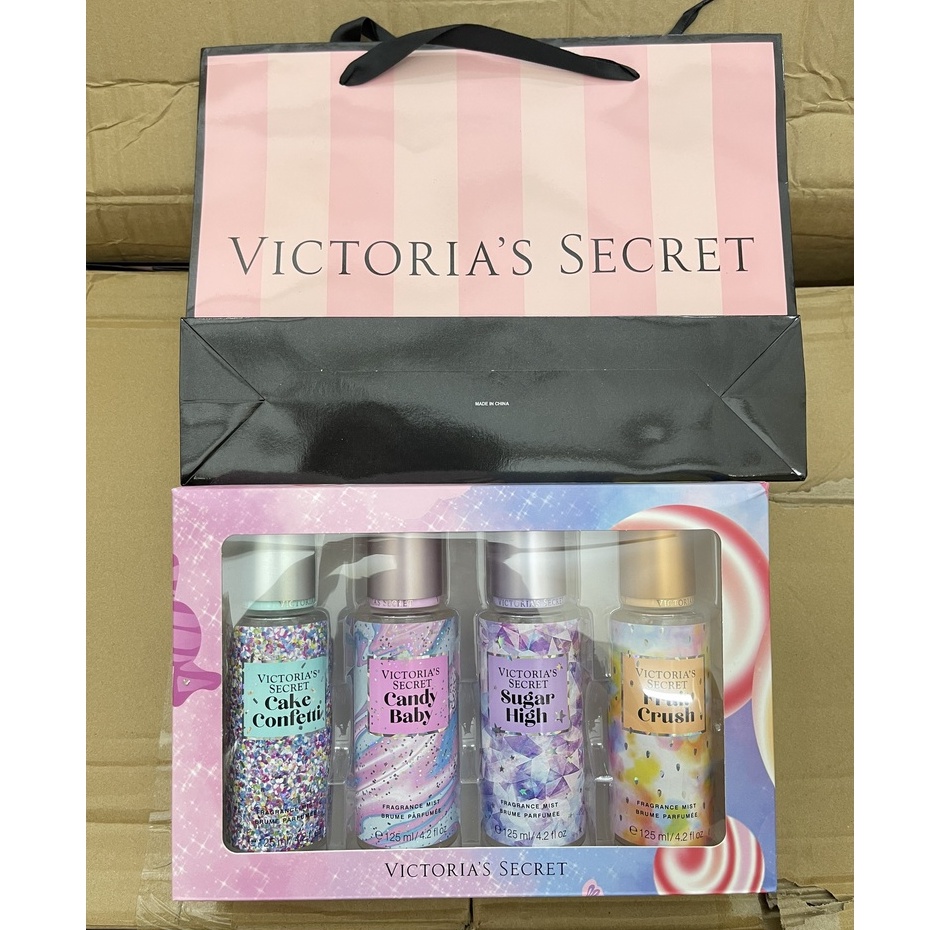 Set xịt thơm Victoria's Secret 4 chai 125ML