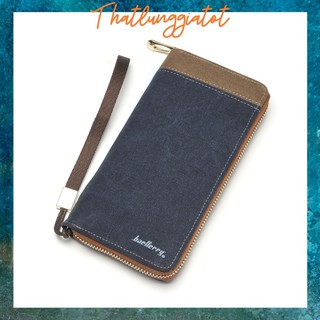 Ví dài nam nữ vải canvas Unisex Baellerry cao cấp VND003 - Thắt Lưng Giá Tốt