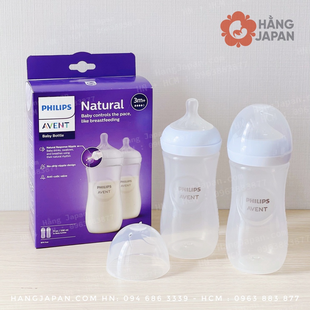 BÌNH SỮA MÔ PHỔNG TỰ NHIÊN PHILISP AVENT HÀNG CHÍNH HÃNG UK 60ml/125ml/260ml/330ml
