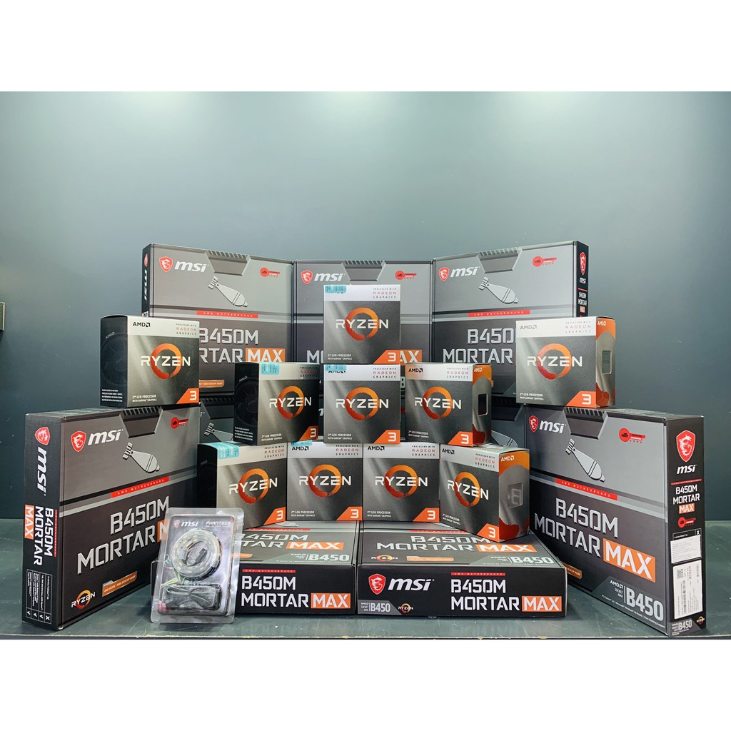 Combo AMD GAMING ( Ryzen 3 3200G + MSI B450M Motar Max ) ĐỘC QUYỀN | BigBuy360 - bigbuy360.vn
