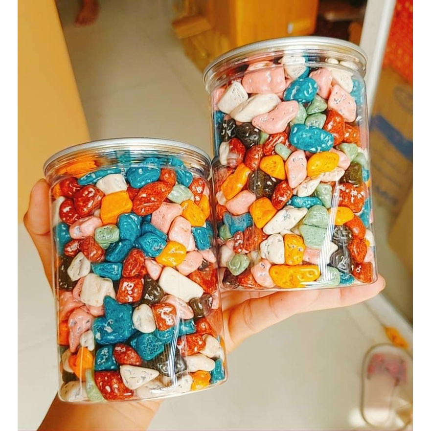 Kẹo sỏi đá nhân socola Lon 500gr [FREE SHIP] TỪ ĐƠN 50K, [Loại Đặc Biệt