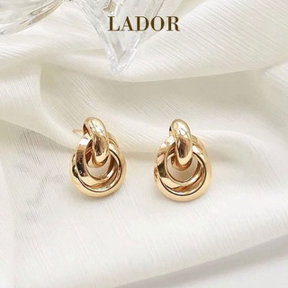 [E49] - D'or Earrings - Bông tai đôi Decade 2.6CM
