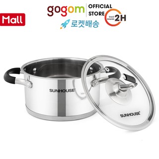 Nồi inox 5 đáy 26 cm Sunhouse IME119 GOG659