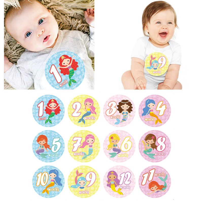 Bộ Thẻ Ảnh Kỷ Niệm Dành Cho Bé Sơ Sinh 0-12 Tháng Tuổi