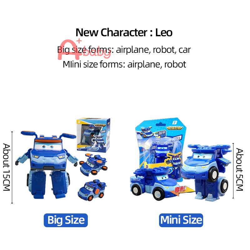 Super Wings New Mô hình đồ chơi robot biến hình mùa 9 cho trẻ em