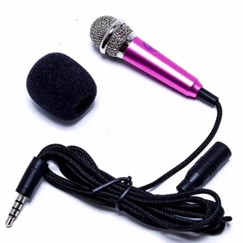 Micro mini hát Karaoke trên điện thoại(giao màu ngẫu nhiên)-t76