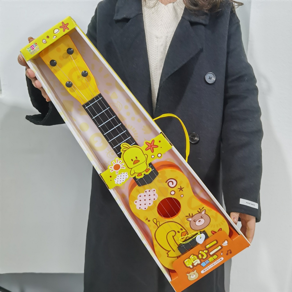 Đồ Chơi Đàn Ghi ta Guitar Cho Bé Vừa Chơi Vừa Học Phát Triển Trí Tuệ màu vàng dễ thương