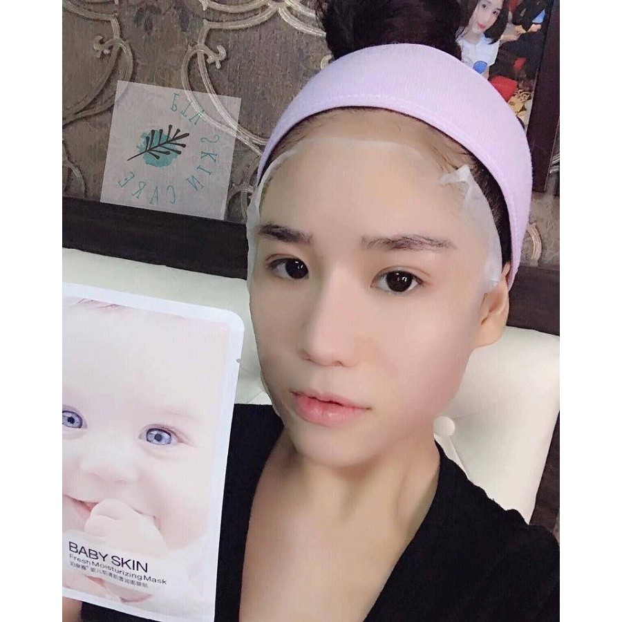 Combo 10 Mặt Nạ Giấy Chăm Sóc Da Mặt Nạ Em Bé Baby Skin Nội Địa Trung Bioaqua