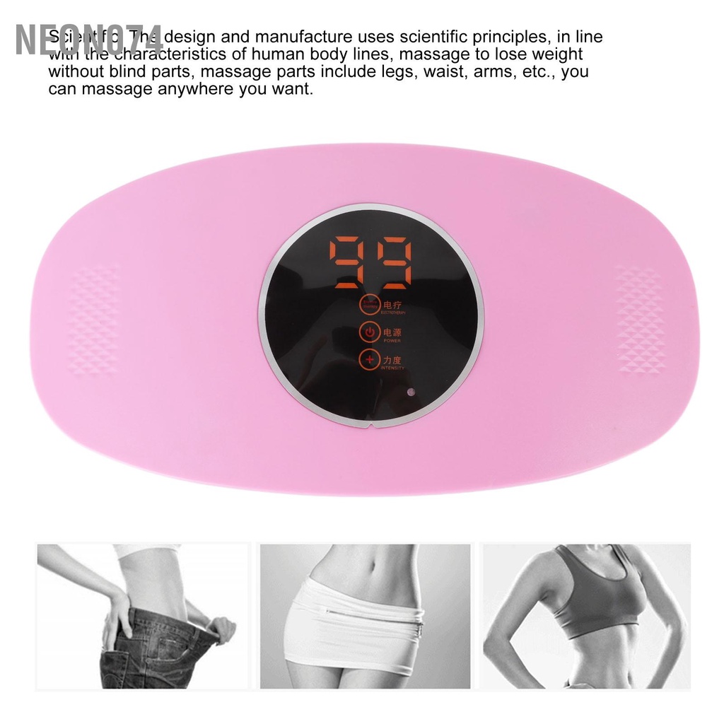 Neon074 Máy giảm béo bụng Massage đốt cháy chất thúc đẩy phân hủy có thể sạc lại