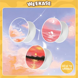 Popsocket/Giá đỡ điện thoại hình tròn Weekase hình tròn Weekase in hình hoàng hôn 2