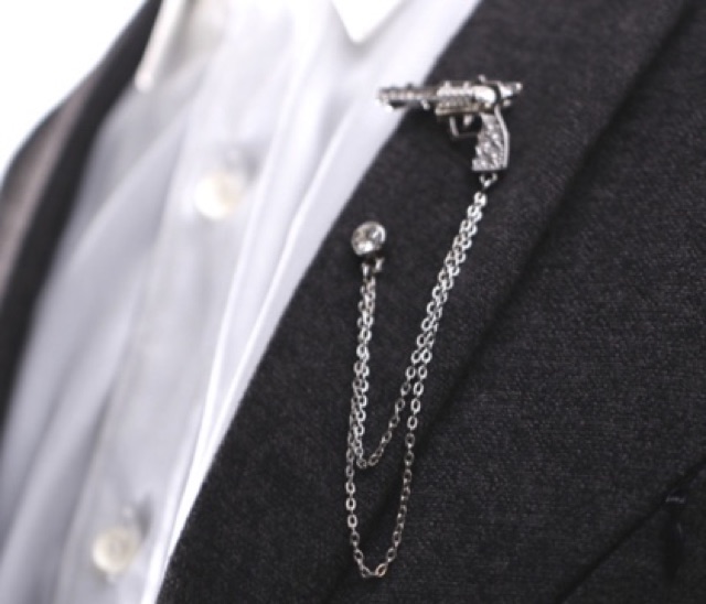 Ghim Cài áo vest nam, phụ kiện cài áo nam