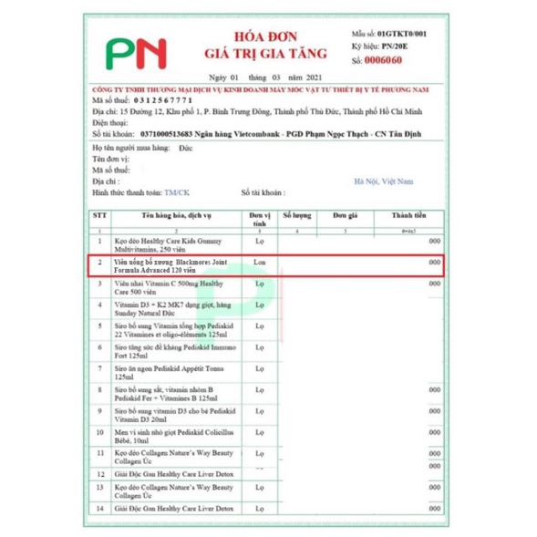 Viên uống bổ xương Blackmores Joint Formula Advanced 120 viên mẫu mới