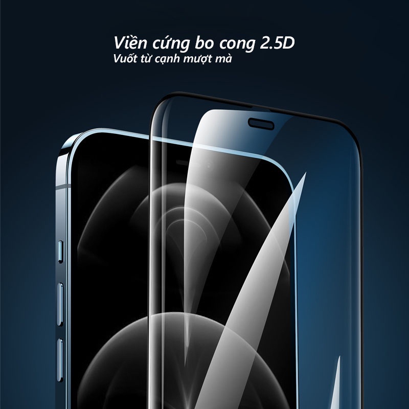 Cường lực XUNDD Full màn hình cho iPhone 15/ 15 Plus/ 15 Pro/ Max/ 14/ 14 Pro/ Max/ 13/ 13 Pro/ Max/ 12/ 11 Series