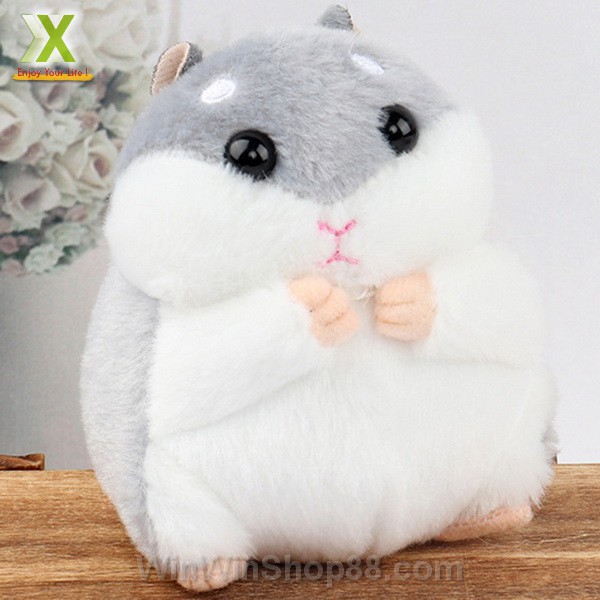 Móc khóa chuột Hamster dễ thương V.3, Móc khóa hình chuột Hamster siêu đáng yêu nhiều màu sắc - Winz.vn