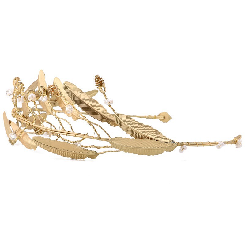 Băng đô cài tóc hình vương miện phong cách Vintage cho cô dâu