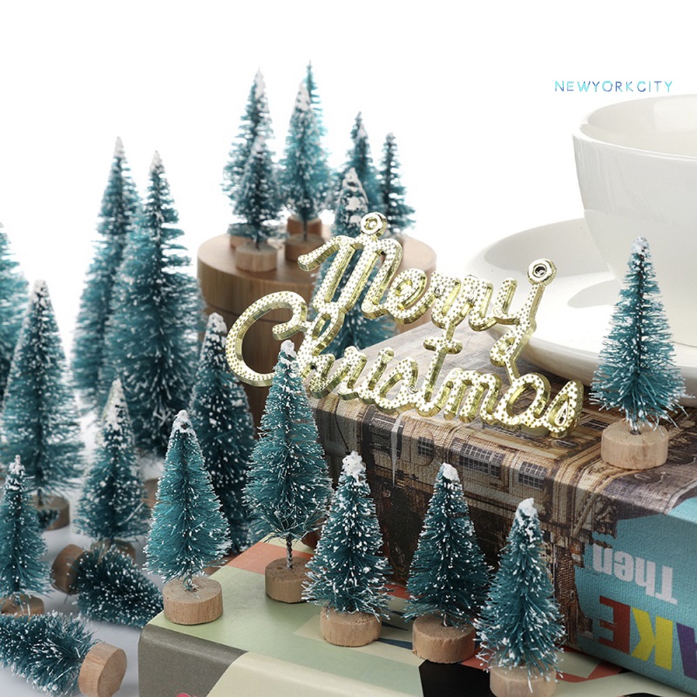 1 Bộ Cây Thông Giáng Sinh Mini Trang Trí Sáng Tạo