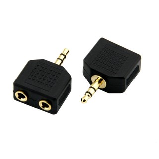 Jack Chia Tai Nghe 1 lỗ 3.5 Sang 2 lỗ 3.5