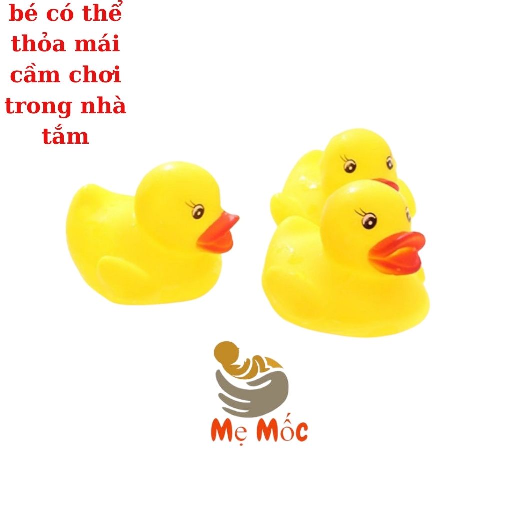 Vịt Thả Bồn Tắm, Đồ Chơi Nhà Tắm Cho Bé Shop Mẹ Mốc Bóp Kêu Chút Chít, Đồ Chơi Trẻ Em Dưới Nước ,VCB