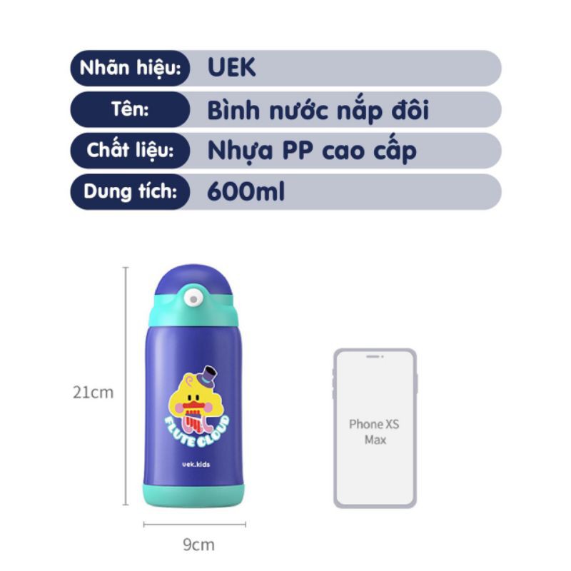 Bình nước giữ nhiệt UEK cho bé